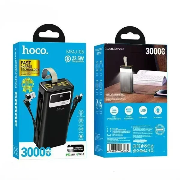 Hoco MMJ-06 22.5W Fully Compatible 30000mAh Power Bank