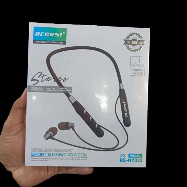Regarsi NY032 Bluetooth Neckband Wireless Earphone