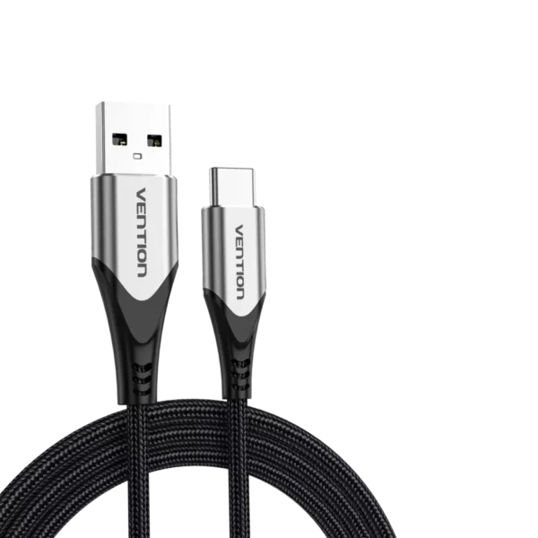 Vention Cotton Braided 1M USB 2.0 A to C 3A Cable